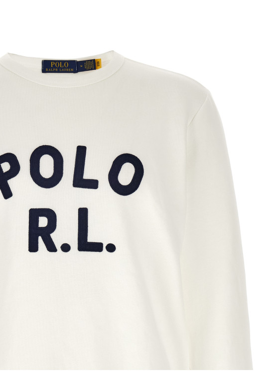 Свитшот с синим логотипом POLO RALPH LAUREN 710B20223001