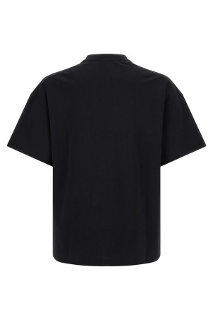 Футболка с логотипом, черно-серая JIL SANDER J22GC0277J20348001
