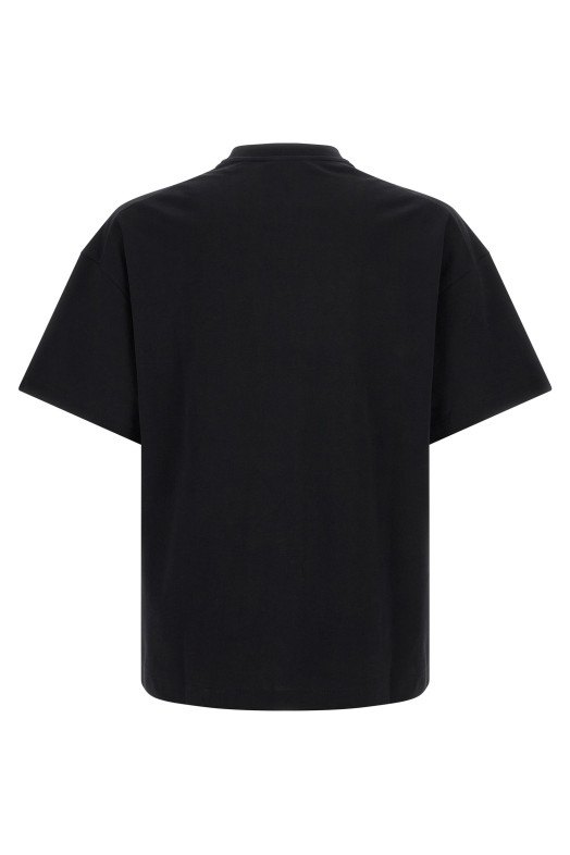 Футболка с логотипом, черно-серая JIL SANDER J22GC0277J20348001
