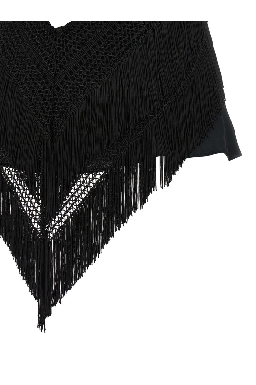 'Reina' top Black