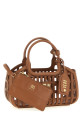 Сумка из кожи наппа, коричневая MIU MIU 5BA294VOOO2IBEF0046