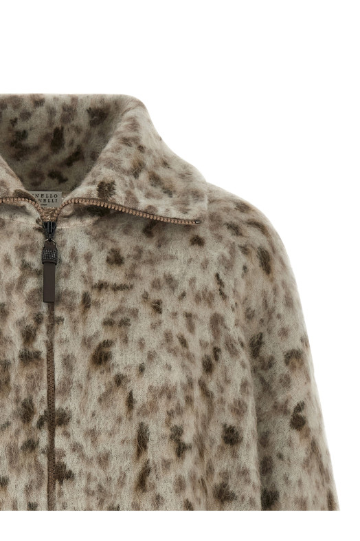 Mohair cardigan Multicolor