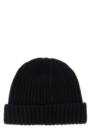 Шапка з трикутним логотипом, чорна PRADA 2HC3902DZLF0002