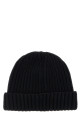 Шапка с треугольным логотипом, черная PRADA 2HC3902DZLF0002