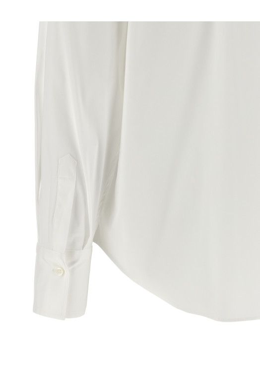 'Shiny Trim' shirt White
