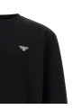 Толстовка с логотипом в виде треугольника, черная PRADA UJL90BSWMO11OQF0002