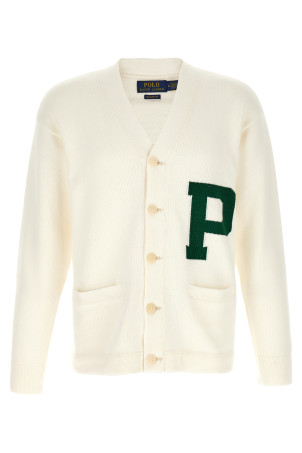 Кардиган «Letter» з інтарсією, зелений POLO RALPH LAUREN 710B17550001