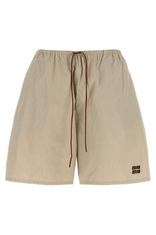 Panama bermuda shorts Beige