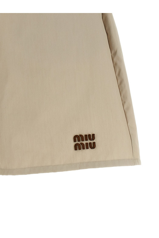 Panama bermuda shorts Beige