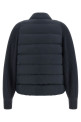 'Shiny Flap Detail' down jacket Blue