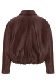 Nappa leather jacket Bordeaux