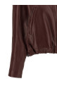 Nappa leather jacket Bordeaux