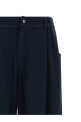 Cotton silk pants Blue