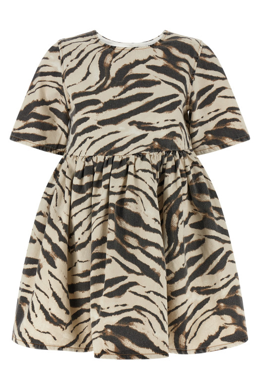 'Zebra Denim' dress Multicolor