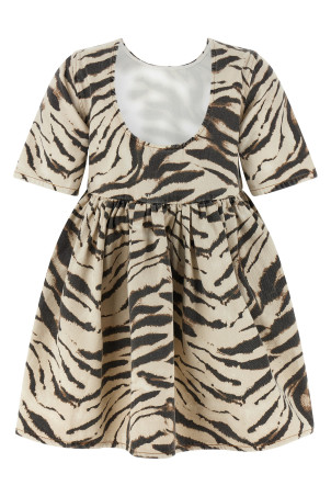 'Zebra Denim' dress Multicolor