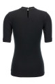 Monile ribbed T-shirt Black