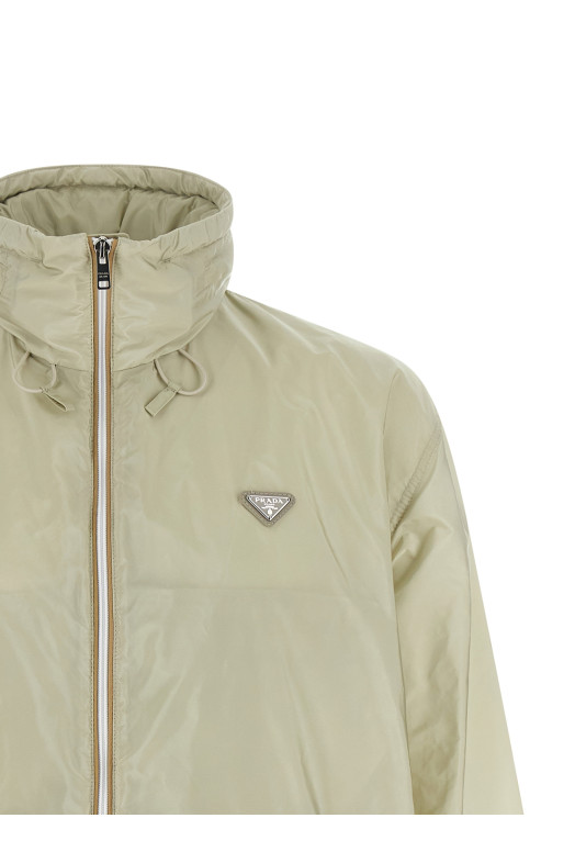 Re-Nylon Feather Windbreaker Beige