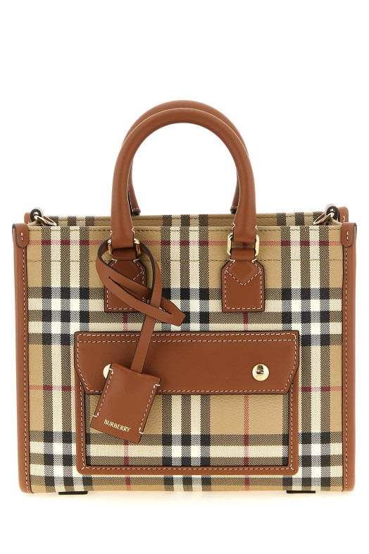 'Freya' mini shopping bag Beige
