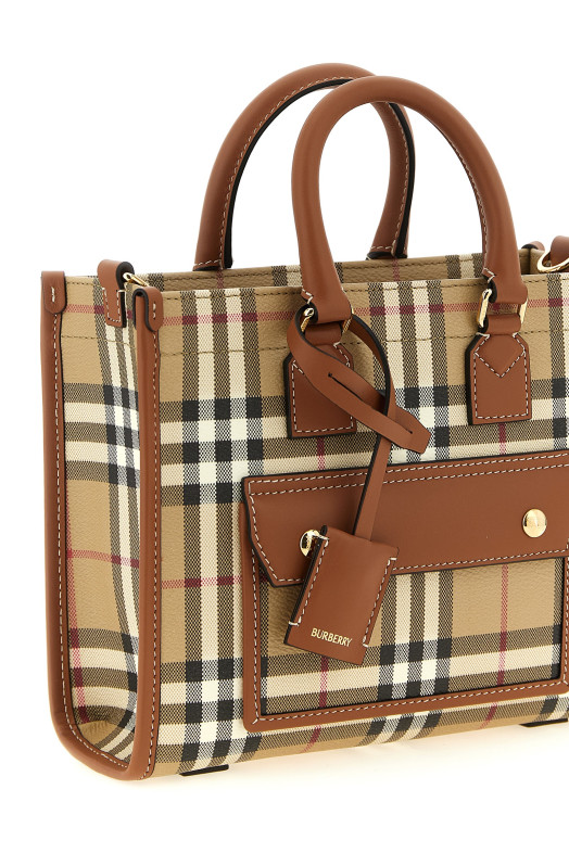 'Freya' mini shopping bag Beige