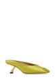 Acid green satin Safi mules SALVATORE FERRAGAMO (01L6197929671C)