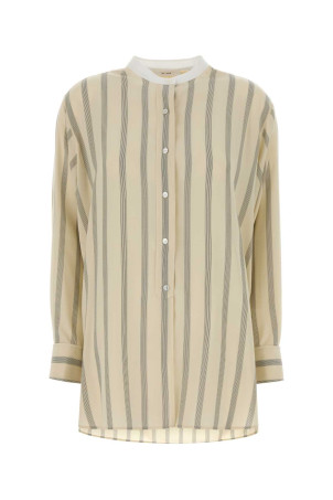 Embroidered silk Falco shirt THE ROW (10797W4349)
