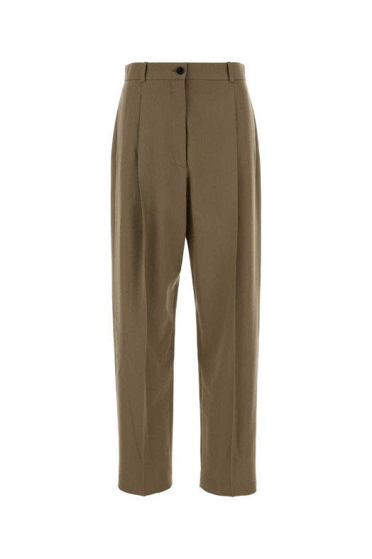 Army green wool Gianni pant THE ROW (10813W4319)