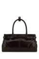 Темно-коричневая кожаная мини-сумочка Prada Bonnie от PRADA (1BA4862CYR)