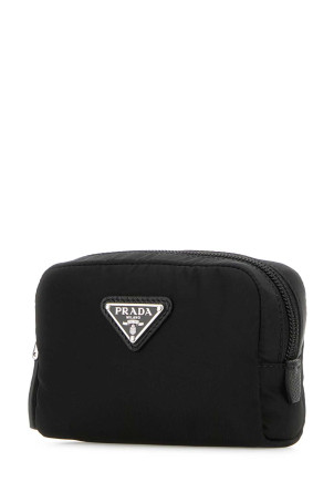 Чорна косметичка з ре-нейлону PRADA (1ND339R067)