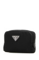 Черная косметичка из ре-нейлона PRADA (1ND339R067)