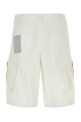 White nylon bermuda shorts Black TEN C (24CTCUP02063003780)