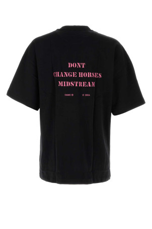 Black cotton t-shirt OAMC (24E28OAJ14COT00912)