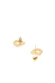 Gold metal Gancini earrings SALVATORE FERRAGAMO (760125696581)