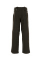 Chocolate cotton wide-leg pant BURBERRY (8076645)