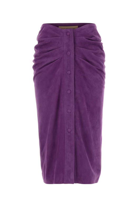 Purple suede skirt VALENTINO GARAVANI (8B0NI08AA6Q)