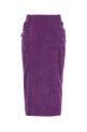 Purple suede skirt VALENTINO GARAVANI (8B0NI08AA6Q)