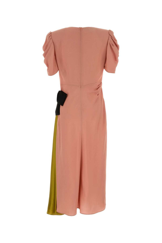 Pink crepe dress VALENTINO GARAVANI (8B0VAK679W5)