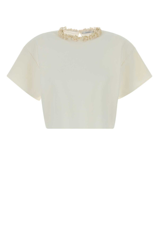 White viscose blend top GIVENCHY (BW61LA4ZU4)