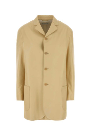Cream leather blazer Black JIL SANDER (J03BN0220J07231)