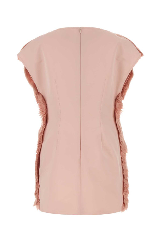 Pink nylon mini dress JIL SANDER (J03CT0611J70222)