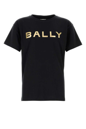 Black cotton t-shirt BALLY (MJE04TCO018)