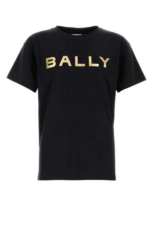 Black cotton t-shirt BALLY (MJE04TCO018)