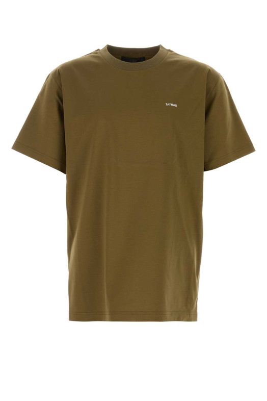 Army green cotton t-shirt TATRAS (MTAT24S8195M)