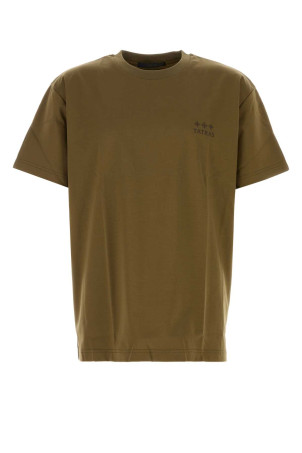 Army green cotton t-shirt TATRAS (MTAT24S8239M)