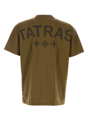 Army green cotton t-shirt TATRAS (MTAT24S8239M)