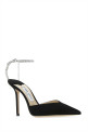 Black suede Saeda 100 pumps Black JIMMY CHOO (SAEDA100EWA)