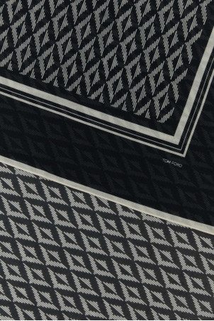 Printed cotton scarf TOM FORD (SPA001C0033)