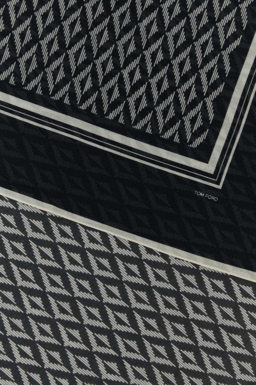Printed cotton scarf TOM FORD (SPA001C0033)