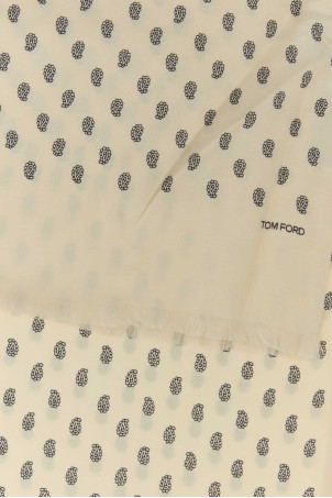 Printed silk foulard TOM FORD (SSD027S0200)