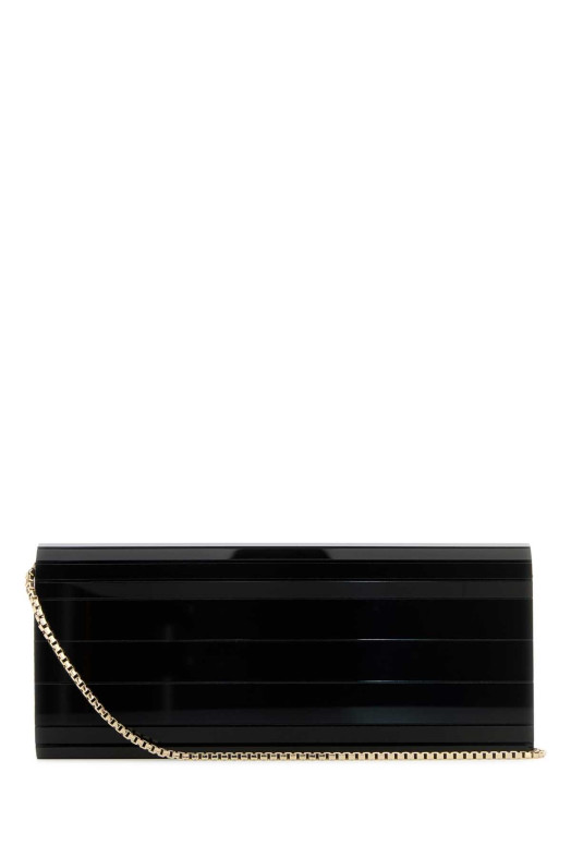 Black acrylic Sweetie clutch Black JIMMY CHOO (SWEETIEACR)
