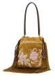 Mustard canvas small Kalispera bucket bag ETRO (WP1B0025AR506Y0886)